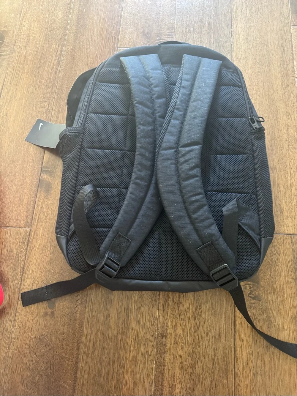 Nike Black Backpack with UNLV Red Lettering and White Swoosh